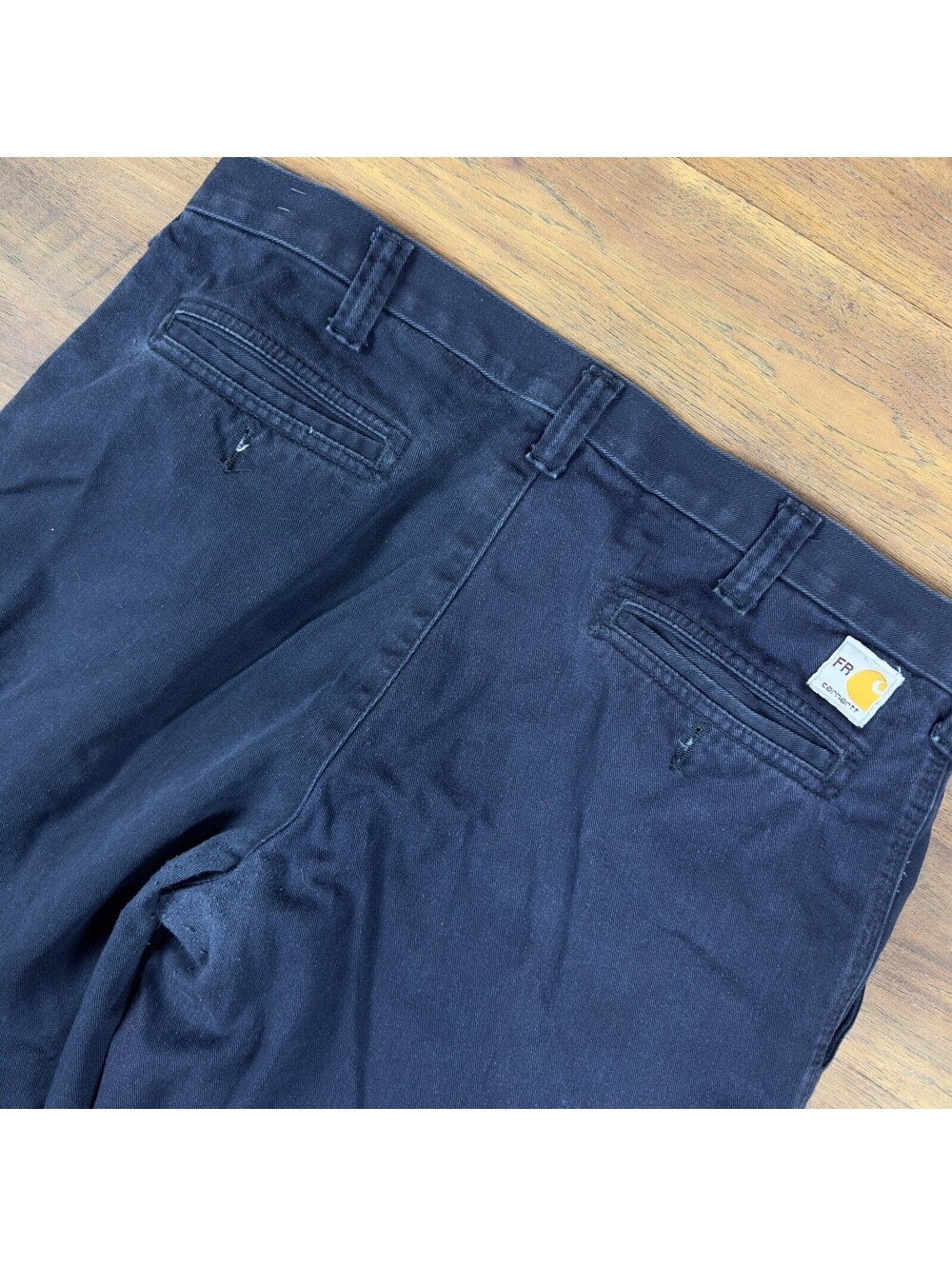 Carhartt FR Flame Resistant Work Pants Mens 36x28 Navy Blue